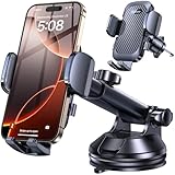 Romuto Handyhalterung Auto【2025 Upgrade Super Saugnapf】4 in 1 Handy Halterung Auto【360°...