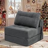 HOMMPA Faltbares Schlafsofa umwandelbarer 3-in-1 Sofa Bett Schlafsessel mit Kissen Sitzsack-Sofa...