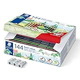STAEDTLER Buntstifte Noris colour, rutschfeste Soft-Oberfläche, hohe Bruchfestigkeit, Made from...