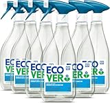 Ecover Badreiniger Spray, entfernt Seifenreste und Kalk, für Badoberflächen, Minz- und Gurkenduft,...