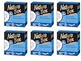 6x Nature Box festes Shampoo Feuchtigkeit festes Haarshampoo mit Kokosnussöl spendet den Haaren...