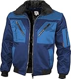 Qualitex - Pilotenjacke 4 in 1, Marine/Royal, XL