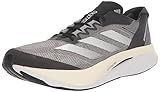 adidas Men's Adizero Boston 12 Sneaker, Black/White/Carbon, 7.5