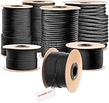Seilwerk STANKE Polypropylenseil 2mm 10m Schwarz - Tomaten Schnur, Zeltleine, Campingleine -...