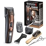 Remington Barttrimmer Herren Set (inkl.XL-Kamm f. Vollbart+EDGEStyler) 3 Aufsteckkämme (Stoppel-,...