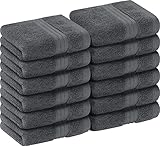 Utopia Towels - Luxuriöses Waschlappen-Set aus 100% Baumwolle, saugfähig und weich, 30 x 30 cm,...