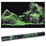 3D-Effekt Meeresboden Wasser Gras Poster Selbstklebende PVC Aquarium Aquarium Hintergrund Wandbild...