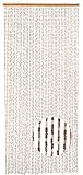 Kobolo Türvorhang Bamboo, 90x200cm, 45 Stränge, braun, Bambusvorhang als natürlicher Sicht- &...