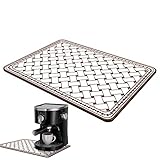 Rubeyul Kaffeematten für Arbeitsplatte – Espressomaschine Kaffeemaschine Matte – rutschfestes...