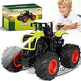 QiquBox Ferngesteuerter Traktor Spielzeug ab 3 4 5 6 Jahre - 8 Kanal 1:16 RC Ferngesteuertes Auto...