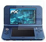 atFoliX Schutzfolie kompatibel mit Nintendo New 3DS XL 2015 Folie, ultraklare FX Displayschutzfolie...