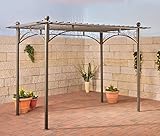 CLP Eisen-Pergola Ulpgar 01 A I Begrünbares Terassendach Im Landhausstil I Rankpavillon Für...