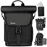 TARION Kamerarucksack Rolltop Wasserdicht Fotorucksack Kameratasche DSLR Rucksack mit 15,6 Zoll...