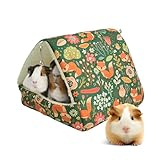 Bunny Warm House, Kleintierkäfig - Hamsterkäfig - Kaninchenstall Winterschlafhaus Waschbares Bett...
