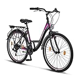 Chillaxx Bike Strada Premium City Bike in 26 und 28 Zoll - Fahrrad für Mädchen, Jungen, Herren und...