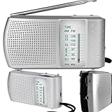 Retoo Tragbares Radio FM AM SW Küchenradio – Kompaktradio für die Küche mit Teleskopantenne,...