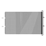 YIXANNX Verstellbare Tür für Kinder, Hunde, Babys, Faltbare Treppe, Springschutzzaun, Bedarf für...