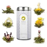 tea exclusive - Teeblumen-Mix 'Flower Fantasy', 6 versch. Teeblumen in Metalldose, mit Booklet &...