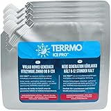 TERRMO Ice Pro™ Kleine Kühlakkus für Kühltasche, Brotdose, Kühlbox, Medikamenten | Extra Lange...