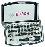 Bosch Accessories 32tlg. Schrauberbit Set Extra Hart (Kreuzschlitz-, Pozidriv-, Hex-, T-, TH-,...