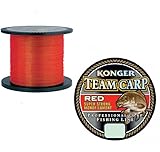 Konger Angelschnur Karpfenschnur Team CARP RED schnell sinkende 1000m 0,20-0,40mm Feederschnur...