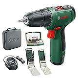 Bosch Akkuschrauber EasyDrill 1200 (2.0 Ah Akku, 12-Volt-System, Bohr- und Schraubendreher-Sets, im...