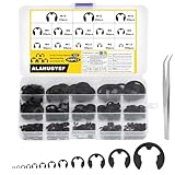 ALAHUGYEF, 500 Stk E-clip Sprengringe Set, E Clip Sicherungsringe Sortiment Set, Interner Externer...