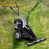 BRAST® Balkenmäher Benzin 3,5kW(4,8PS) mit Antrieb Schnittbreite 97cm Luft-Bereifung mit...