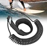 mizikuu 3.0 M Surf Leash, Coiled SUP Kajak Sicherheitsleine Surfboard Leash Leg Rope Strap Sup...