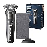 Philips Shaver Series 5000 – Elektrischer Nass- & Trockenrasierer in Carbongrau mit 1 integrierten...