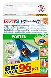 tesa Powerstrips POSTER Big Pack - Doppelseitige Klebestreifen für Poster und Plakate -...