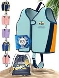 KIDVERSE Schwimmweste Kinder 3-6 Jahre - TÜV geprüfte Schwimmhilfe mit Bauchumfang bis 66cm -...
