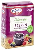 Dr. Oetker Gelierzucker für Beeren Konfitüre, 7er Pack (7 x 500 g, fertiger Gelierzucker, zum...