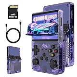 KINMRIS R36S Retro Handheld Spielkonsole, Retro Konsole 3,5-Zoll-IPS-Bildschirm, 128 G über 40.000...