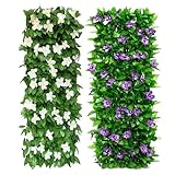 Künstliche Gartenhecken | Künstliche Erweiterbare Gartenbedarf Mit - Sichtschutz,Für Balkon...