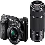 Sony Alpha 6100 | APS-C Spiegellose Kamera mit Sony 16-50mm und Sony 55-210mm Zoomobjektiven (...