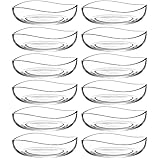 CLEARFEE 12-teiliges Glasschalen Set 195 ml aus hochwertigem Glas Schalen spülmaschinengeeignet...