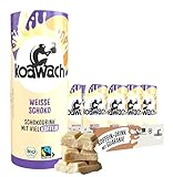 koawach – Trinkschokolade Weiße Schokolade mit Koffein 12x235ml Set – Bio-Trinkkakao mit...