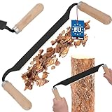 KOTARBAU® Zugmesser für Holz geschmiedet 220 mm Baumschäler Ziehmesser für Holz Rindenschäler...