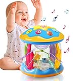 KALOISYHE Baby Spielzeug 1 Jahr Mädchen Junge Drehender Projektor Baby Spielzeug 12 18 Monate mit...