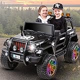 Kinder Elektroauto Jeep Wrangler Offroad - 4x4 Allrad - USB - Sd Karte - 4 x 35 Watt Motor -...