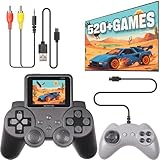 Arespark Retro Videospielkonsole, 3 Zoll Handheld Spielkonsole mit 2 Gamepads, Retro Game Console...