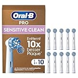 Oral-B Pro Sensitive Clean — ORIGINAL Aufsteckbürsten für Elektrische Zahnbürste — Sanfte...