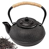 Bkljkf Wasserkocher aus Gusseisen für Herd, innen, Emaille, induktionsgeeignet und kochend | für...