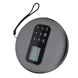 Lazmin112 Tragbarer CD-Player, Wiederaufladbarer mit 8 Stunden Spielzeit, Großes LCD-Display,...