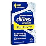 Diurex Max Water Diuretikum – maximale Stärke, koffeinfrei – lindert Wasserblähungen – 24...