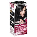 GARNIER, permanente Haarfarbe, Color Sensation 1.0 Onyx Schwarz