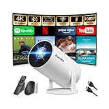 Beamer 4K Projektor Full HD 1080P【2026 Modell】 Mini Beamer mit WiFi 6 und Bluetooth 5.2, Android...