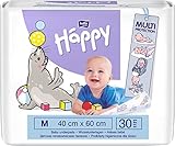 bella baby Happy Wickelunterlagen 40x60 cm ideal für unterwegs (2x30 Stück)