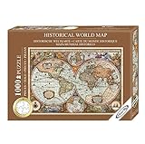 Close Up Historische Weltkarte Puzzle 1000 Teile - Aimee Stewart- 68 x 48 cm, spezielle Puzzlepappe